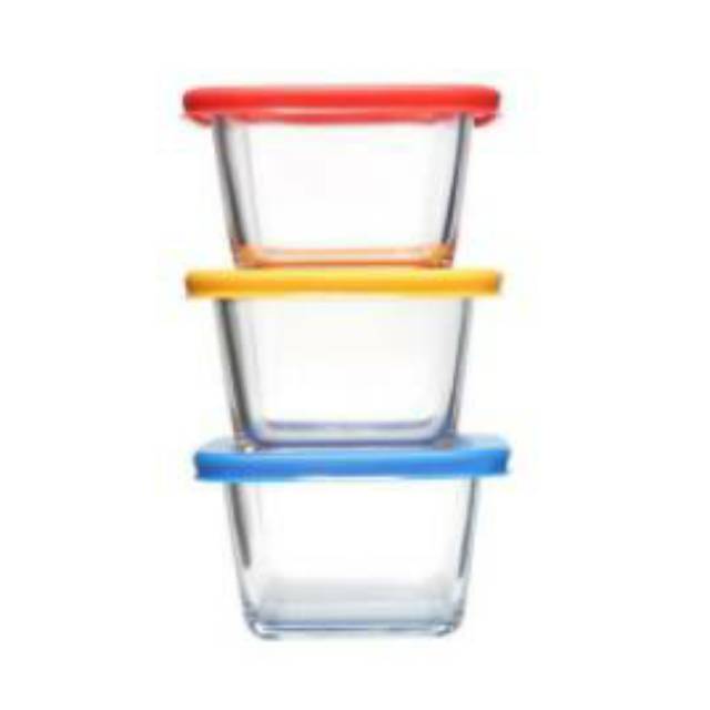 Wadah Mpasi Baby Food Container OvenGlass Tempat Pure Baby Food 200ml glass oven