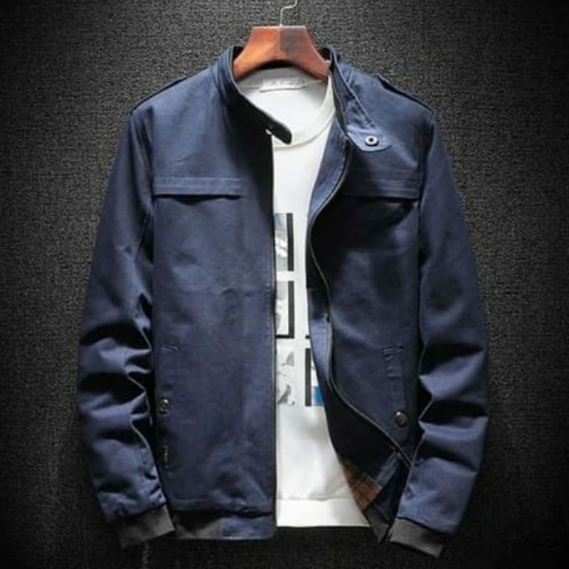 JAKET KOTTON DRILL/JAKET CASUAL /JAKET MOTOR PRIA TERBARU