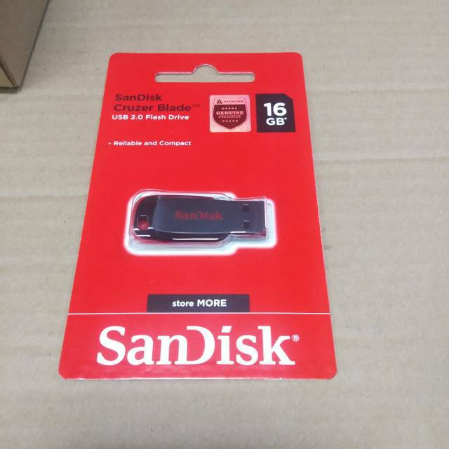 SanDisk Flashdisk 16GB Cruzer Blade CZ50