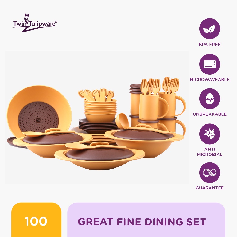 Twin Tulipware Great Fine Dining Set