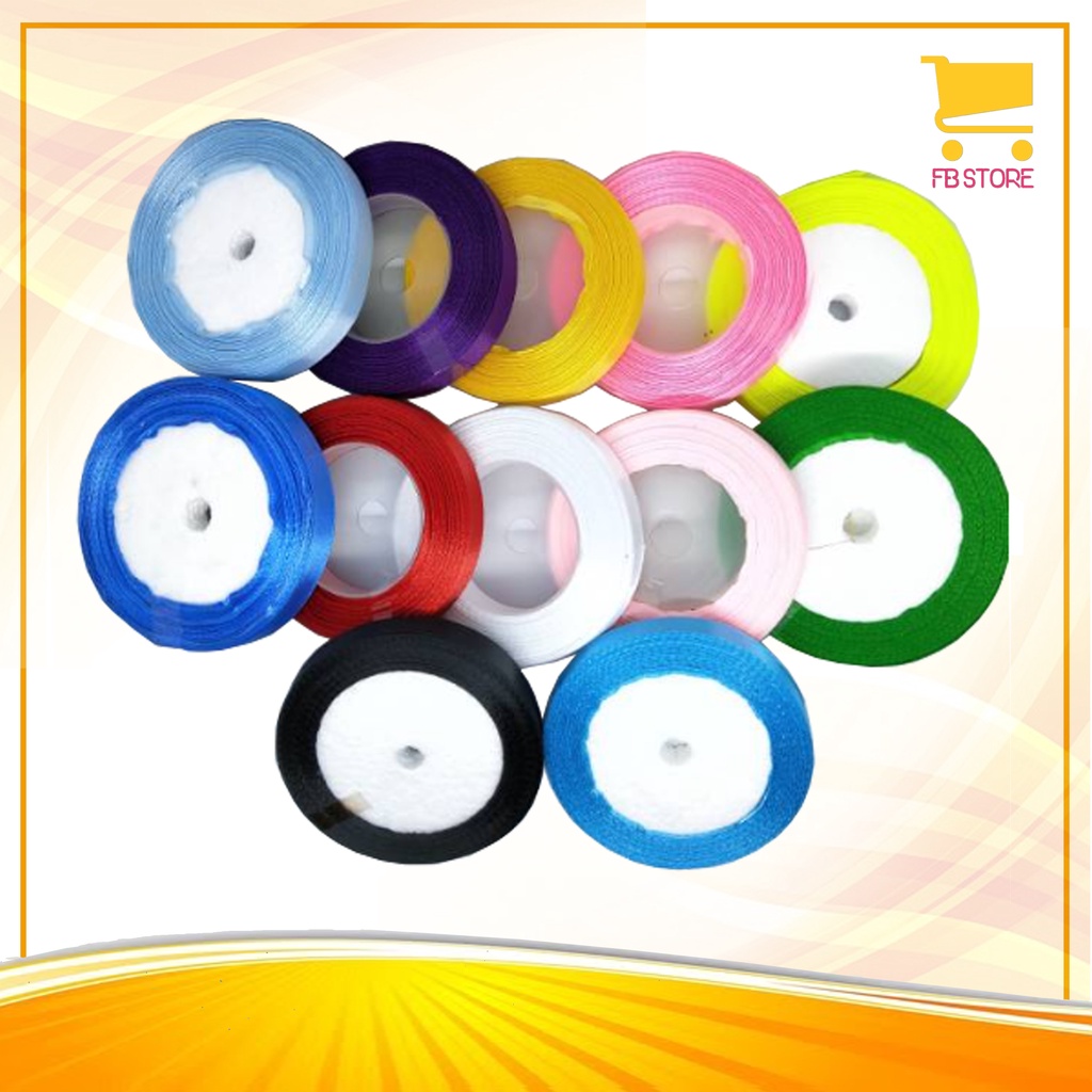 

Pita Kain Satin 1/2" Inch 12Mm Per Roll 20 Yard