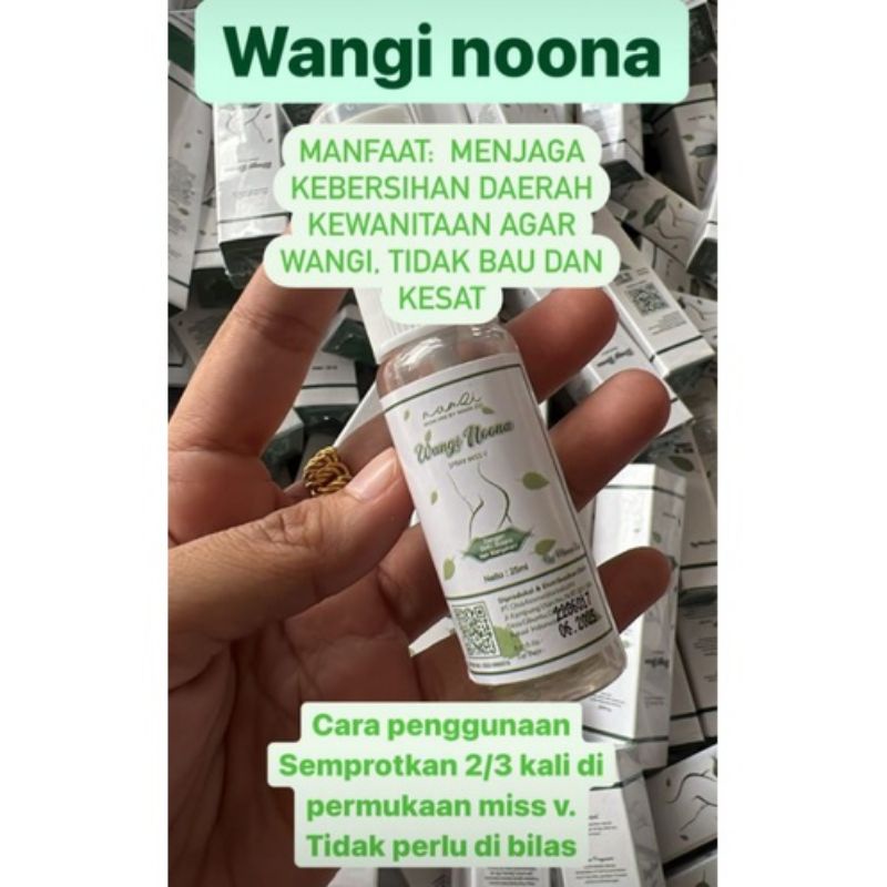 Wangi Noona Spray Miss V By Mama Zio| TERLARIS WANGI DAN MERAPATKAN