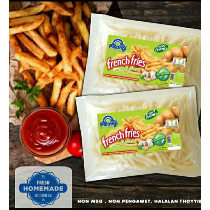 

Pelangi Kentang French Fries Garlic Homemade Fresh Food