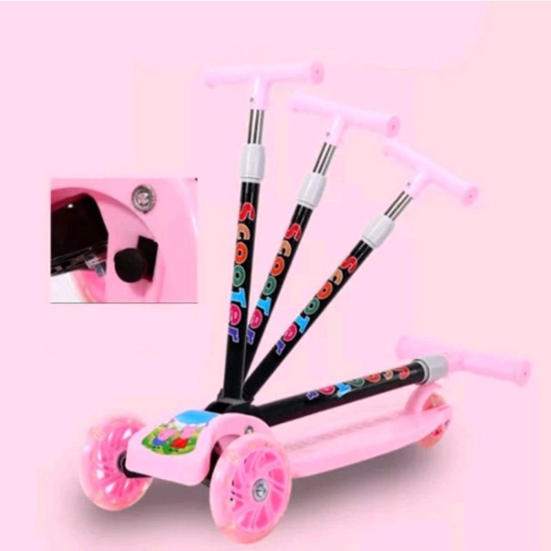 Skuter roda 3 lampu (otoped lampu) scooter lampu