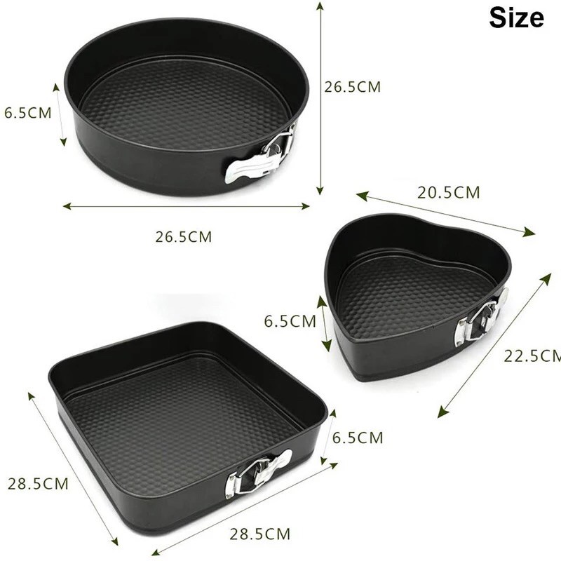 dc88 Loyang kue Cetakan Kue 3 in 1 / Cake Pan Mold / Loyang Kue 1 set 3 pcs