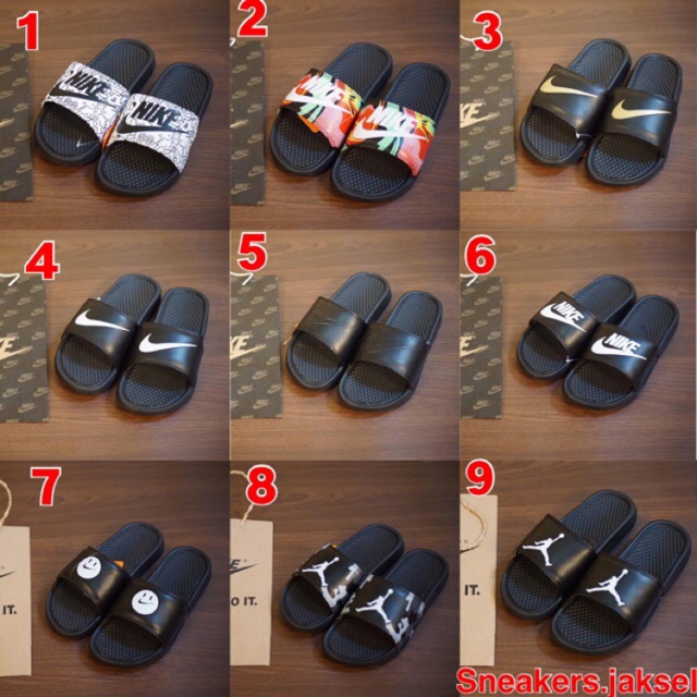 SENDAL NIKE FLIP FLOP BENASSI SWOOSH IMPOR TERMURAH / SENDAL PRIA SENDAL MURAH SENDAL NIKE