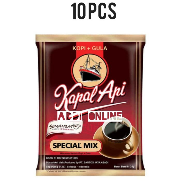 

ge01fgf Kopi Kapal Api Spesial Mix Sachet Rencengan Ds20X11