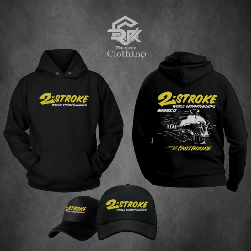 SWEATER HODIE 2 STROKE WORD CHAMPIONSHIP JAKET PRIA 2 TAK