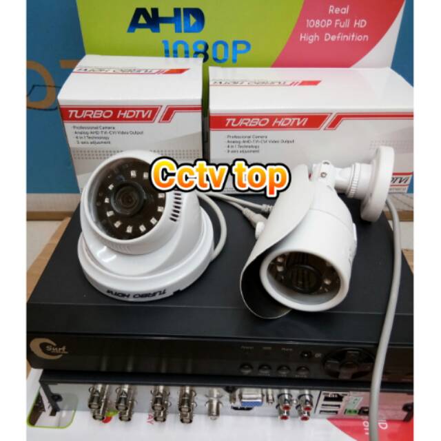 PROMO PAKET CCTV 2 CAMERA TURBO HD MURAH DAN LENGKAP TINGGAL PASANG