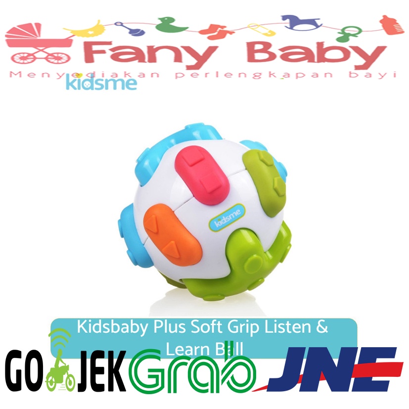 Kidsme Kidsbaby Soft Grip Listen and Learn Ball 6m+