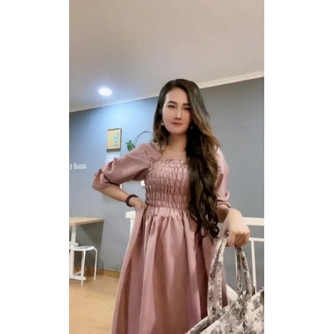 PROMO dress Smok Anabelle/dress Smok/smok cantik