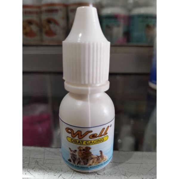 WELL 10 ml - Obat Mencret/Obat Cacing Khusus Untuk Anjing, Kucing dan Kelinci