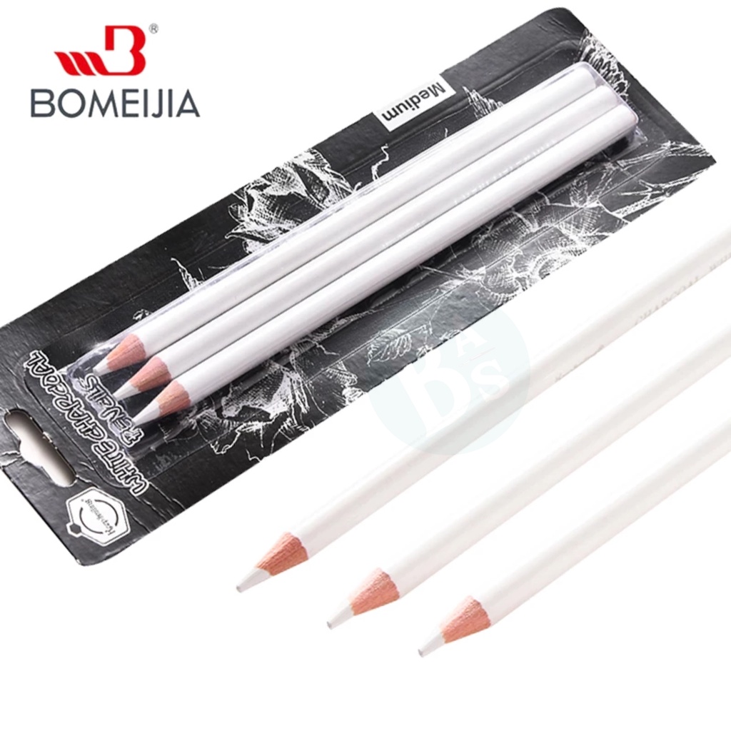 

Bomeijia White Charcoal 3 Pencil Set