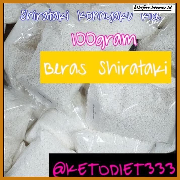 

ANEKA-BERAS- BERAS SHIRATAKI EKONOMIS UKURAN 100GRAM LOW CARBS KONNYAKU RICE -BERAS-SEHAT.