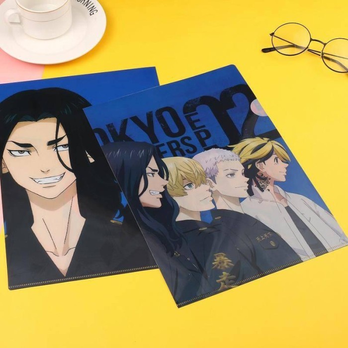 

Cmli Tokyo Revengers A4 Anime Pattern Storage File Folder Pv