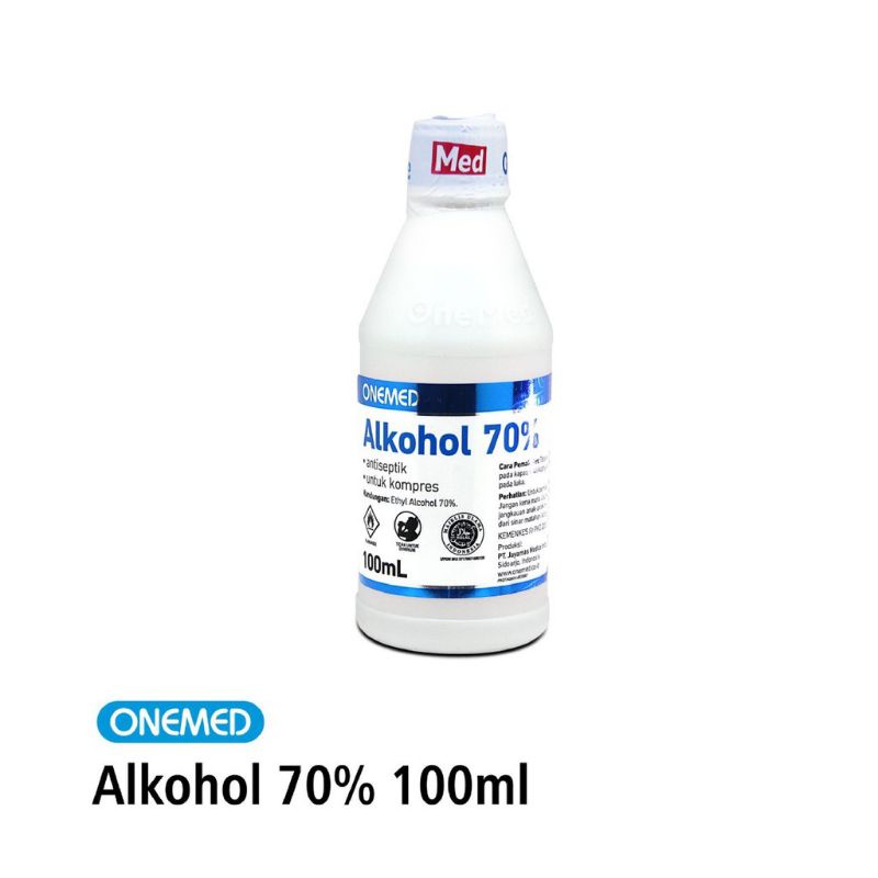 Onemed Antiseptik Alcohol 70%  100ml (Botol KECIL)