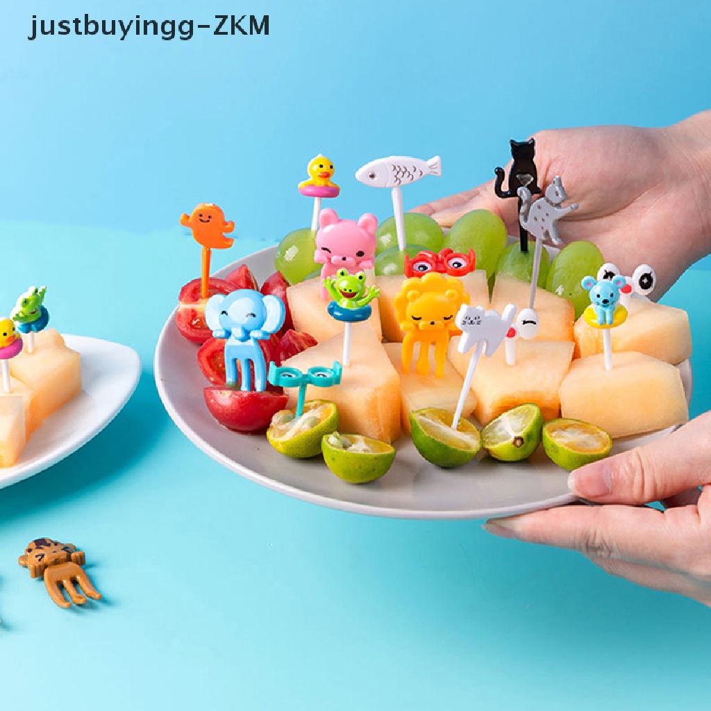 [justbuyingg- enough stock ] Bento Vegetable Crockery Cute Mini Toddler Children Fruit Forks Toothpicks [zkm]