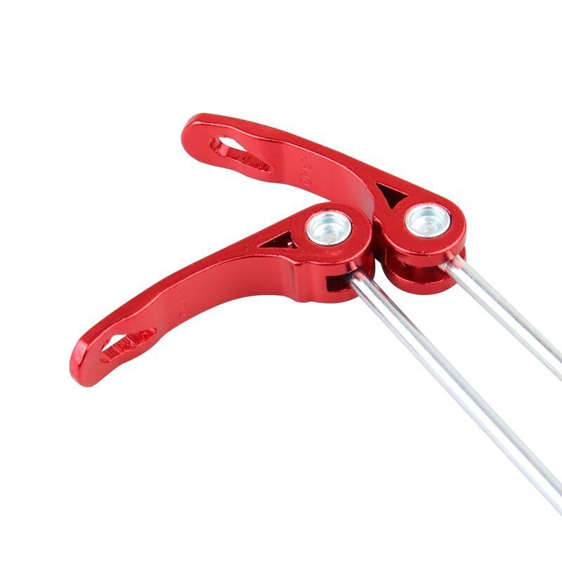 As QR Quick Release Skeewer Mur Skewer Clamp Buckle Shaft Roda Sepeda Merah Red Hitam Black Mur Tekuk Pengunci Axle Bisa MTB Balap Roadbike Road Bike Mini Minion Lipat Seli folding Bike