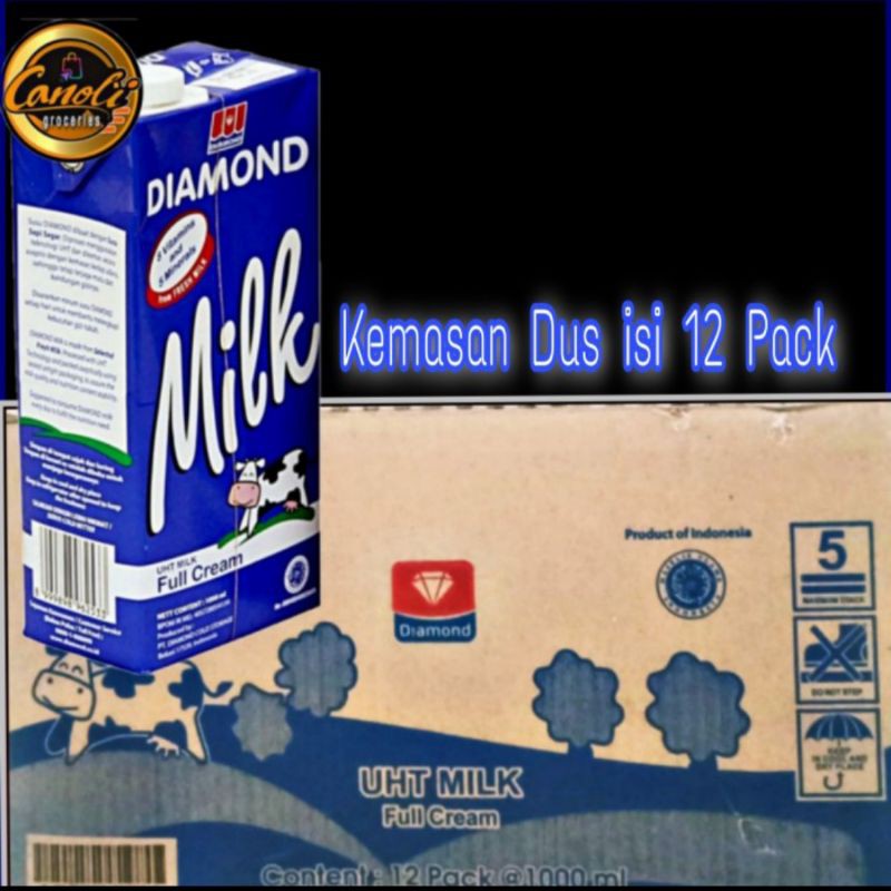 

SUSU DIAMOND UHT Plain Diamond 1 Lt/Full Cream Karton