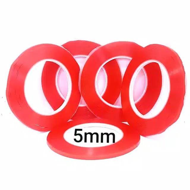 

Double Tape Merah 3mm/5mm / Lem LCD Touchscreen 3mm 5mm / lem Multi Fungsi / Lem Universal / Lem