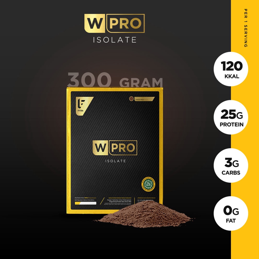 FITLIFE WPRO ISO | WHEYPRO 300 gram Whey Protein Isolate 10 servings WPI 90