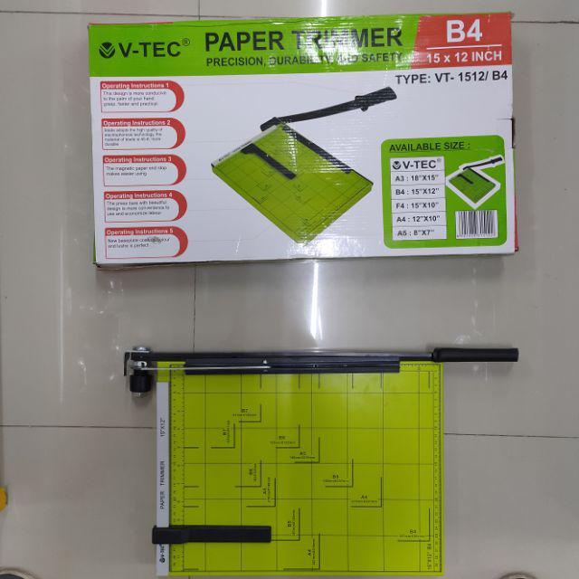 

Alat Potong Kertas Ukuran B4 - V-Tec Paper Cutter