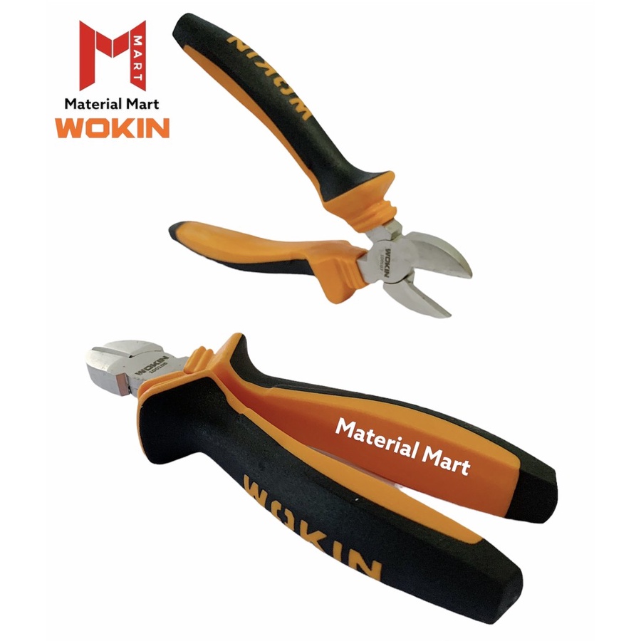 Tang Potong Kabel 6 Inch Wokin | Pemotong Kawat 7&quot; | Cutting Pliers 6&quot; |Material Mart