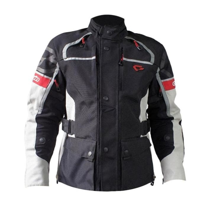 Jaket Motor Contin Osiris Silver