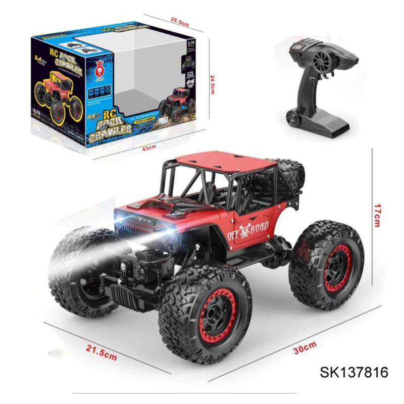 Mobil Remot Control Besar 4WD Skala 1 14 Body Metal Alloy Mobil Remot Control Besar 4WD Skala 1 14 Body Metal Alloy