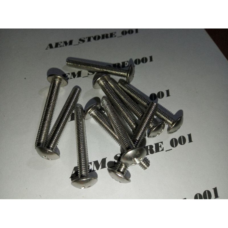 Baut JT M4 x 30 (3cm) stainless 304 A2-70