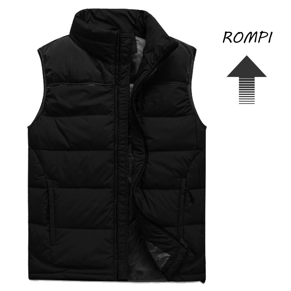 Rompi pria Motor Rompi Pria Keren Jaket Rompi Pria Keren tebal vest pria anti angin COD