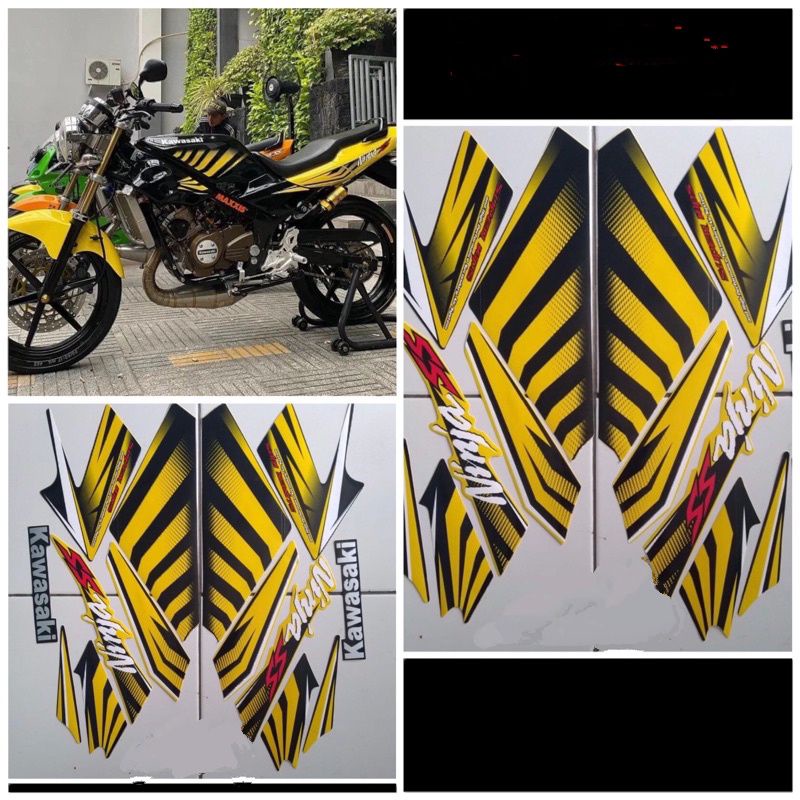 stiker ninja ss 2013 kuning/striping ninja ss 2013 kuning / striping Lis les Kawasaki ninja ss 2013