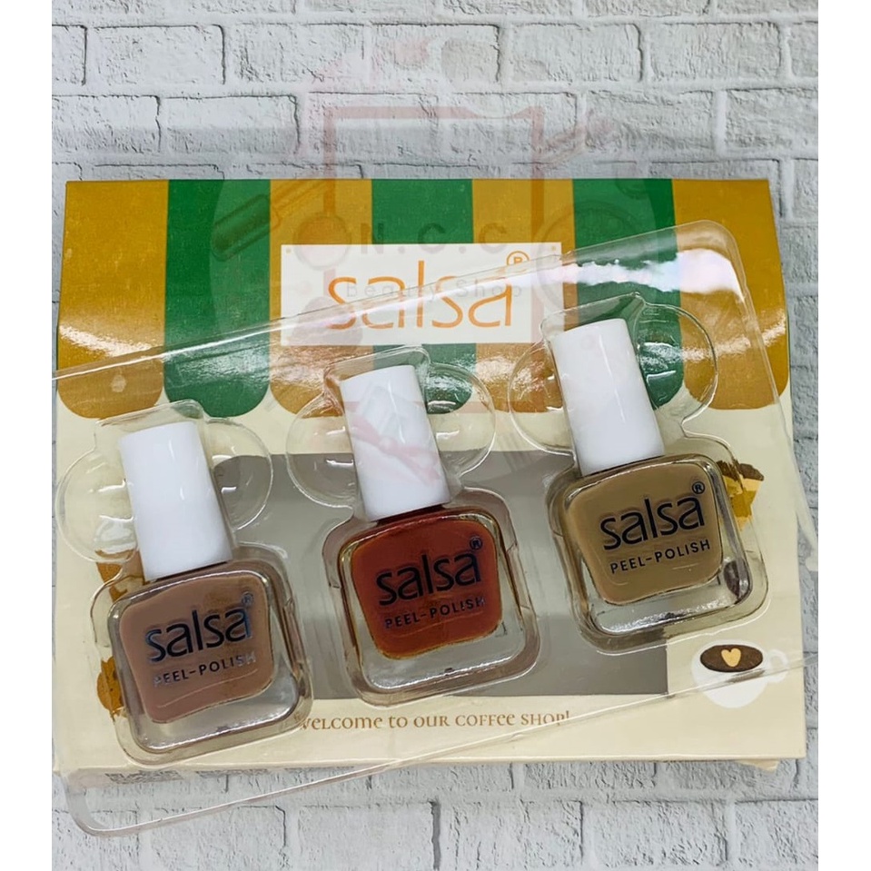 [SATUAN] [HALAL] * NCC * SALSA Kutek Peel Off ECER Cutex Nail Polish - Harga 1 pcs