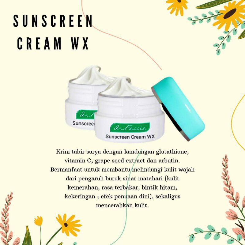 Dr. Faccia - dr faccia Sunscreen WX cream