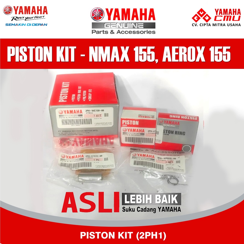 PISTON KIT - NMAX 155, AEROX 155