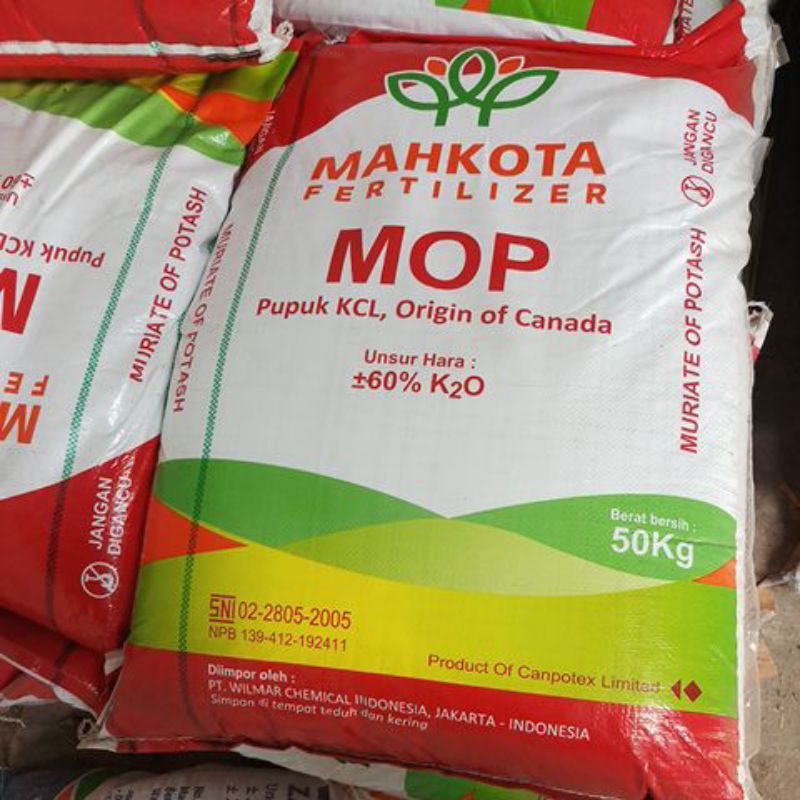PUPUK KCL MAHKOTA REPACK 1 KG