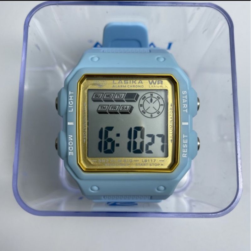 Jam Tangan Sporty Lasika Segi Kode 8117 Waterproof