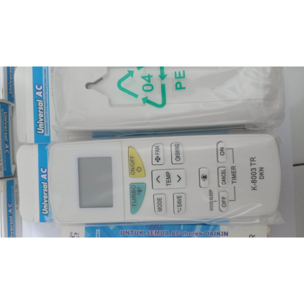 Remote Ac D4IKIN  TANPA SETTINGTYPE  k-8003tr-GROSIR-ECER