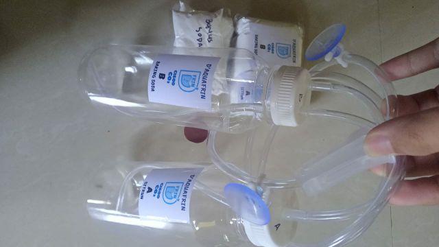 Botol Plastik Tebal 500 Ml Isi 3 Pcs Dan Tutupnya