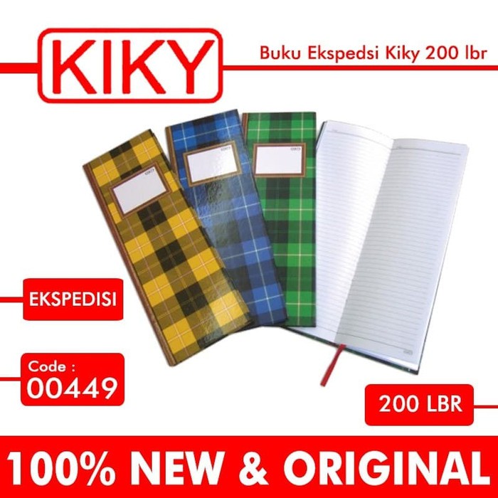 

Buku Hard Cover Ekspedisi 200 Lembar Kiky