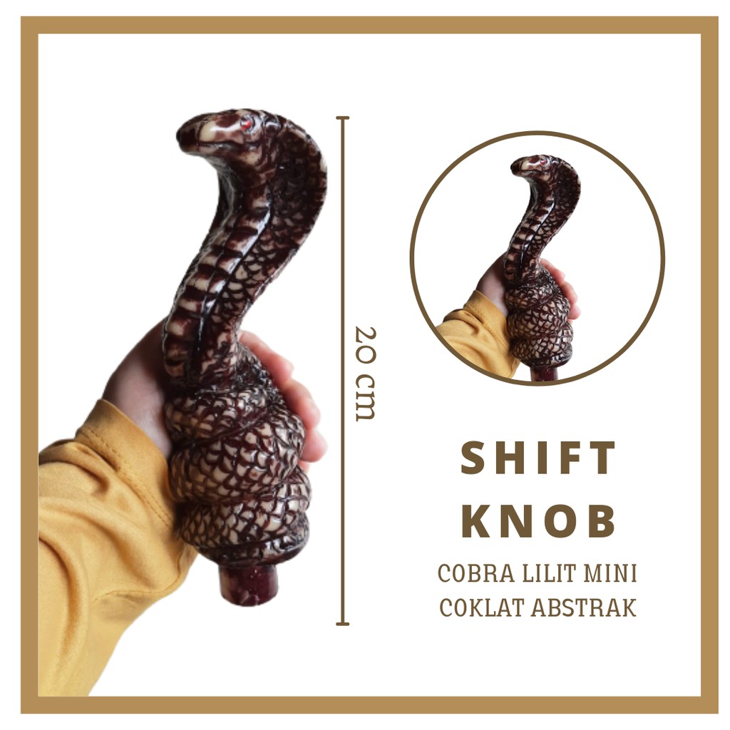 SHIFT KNOB MINI MOTIF COBRA LILIT MINI / TUAS GIGI / TONGKAT PERSNELING MOBIL DIESEL