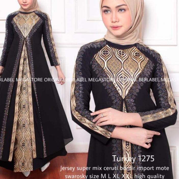 【READY】 [ADA SIZE JUMBO] Gamis Turkey All Model Ori Mega Store Mat Jersey Super Mix Ceruti bordir Im