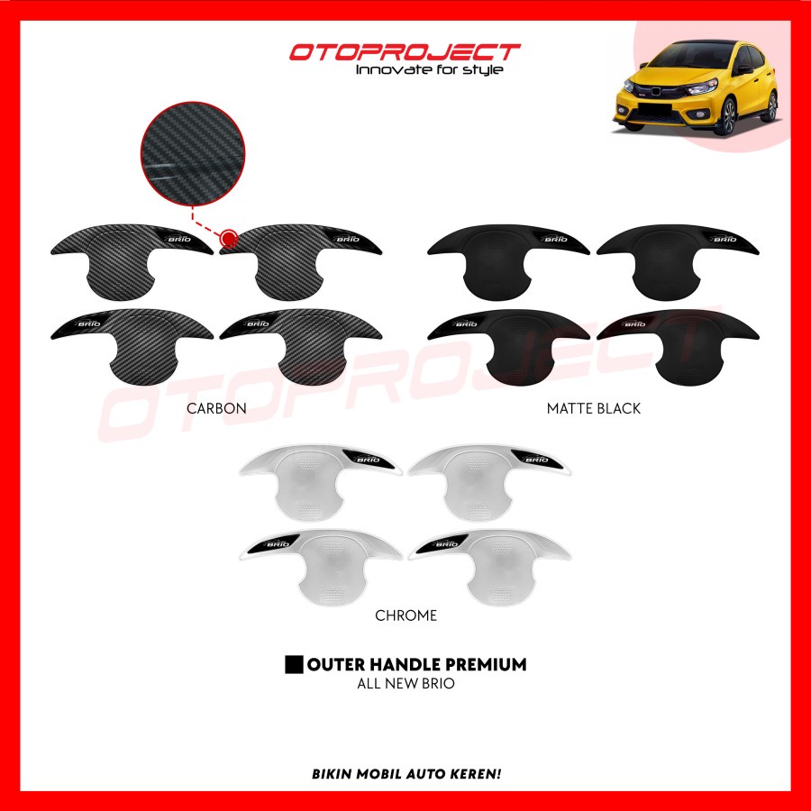 Outer Handle Mangkok All New Brio 2018 Model Premium Otoproject