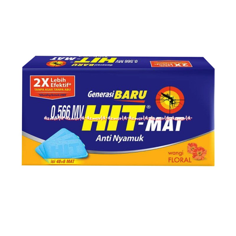 HIT Mat Refill Anti nyamuk Obat nyamuk Electri Mat Hit-Matt isi 18 Free 6mat Hit Matt Listrik