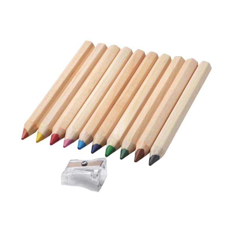 

Mala Coloured Pencil Set Pensil Warna with Rautan