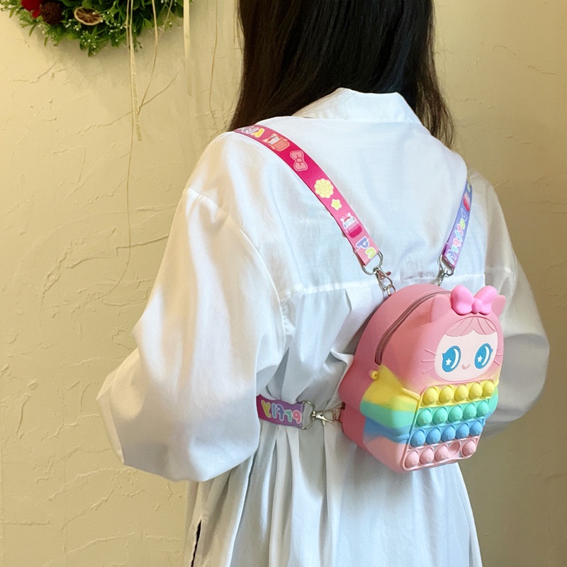 NEW TAS ANAK RANSEL SEKOLAH FASHION POPIT GAMBAR KARTUN