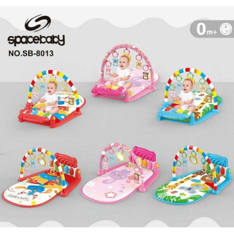 Playgym Spacebaby SB8011 SB8013 SB8017 Space Baby Playmat Piano Musical Gym Alas Main Bayi Karpet