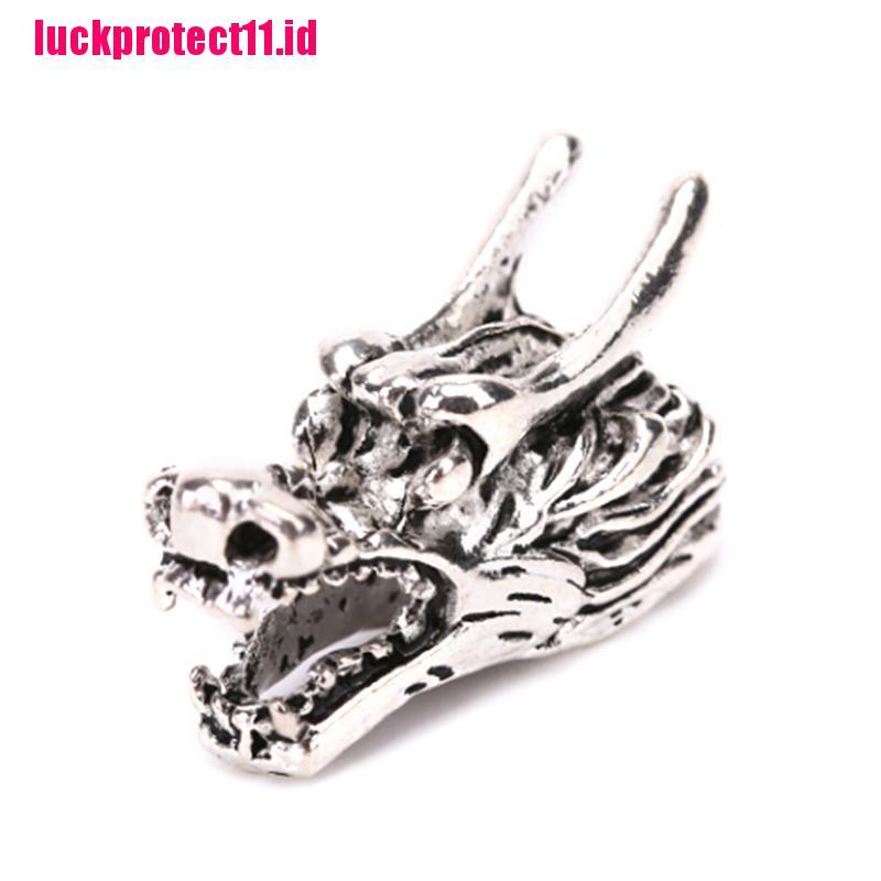 (LUCK) 5pcs / set Cincin Rambut Kepang Gimbal Model Kepala Naga