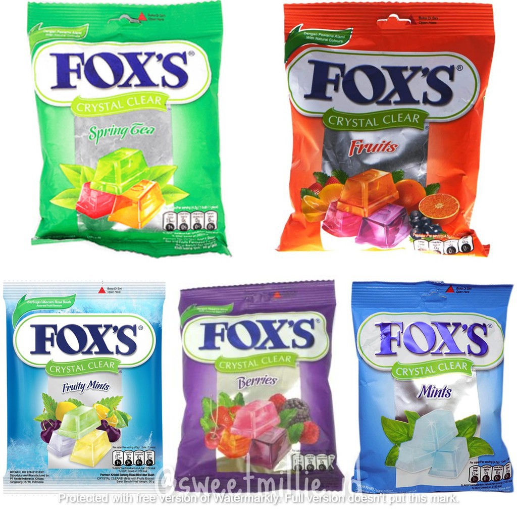 Jual Permen Fox 90g Indonesiashopee Indonesia 4836