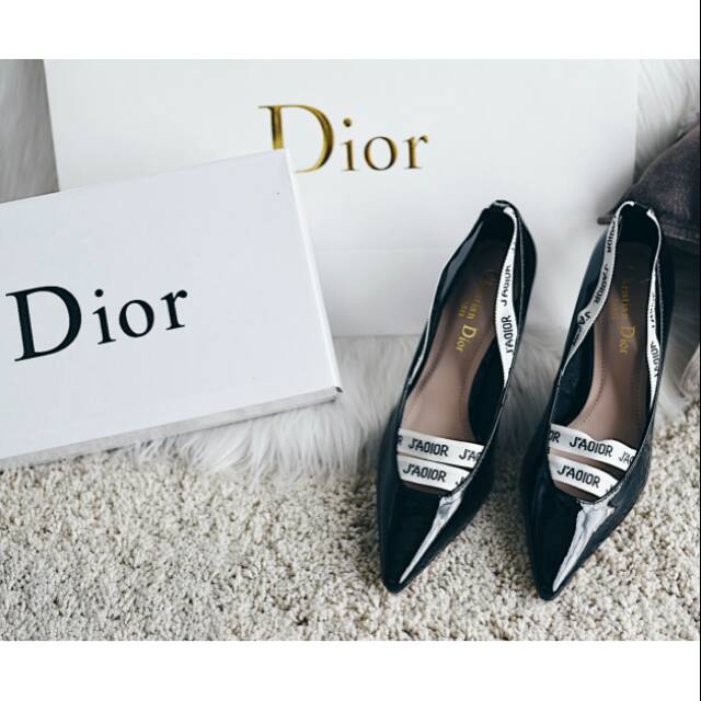 Dior J’adior Ribbon Patent Heels
